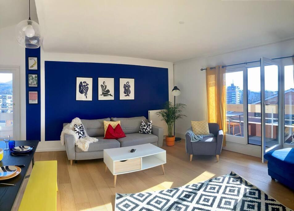 Charmant Appartement Pop - Arty Thonon-les-Bains Exteriör bild